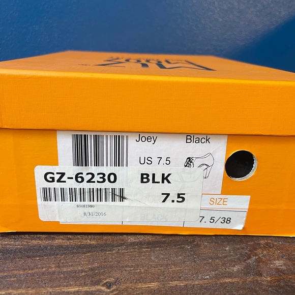 MIz Mooz NYC Wingtip Lace Up Joey Heel - Black - Picture 4 of 11